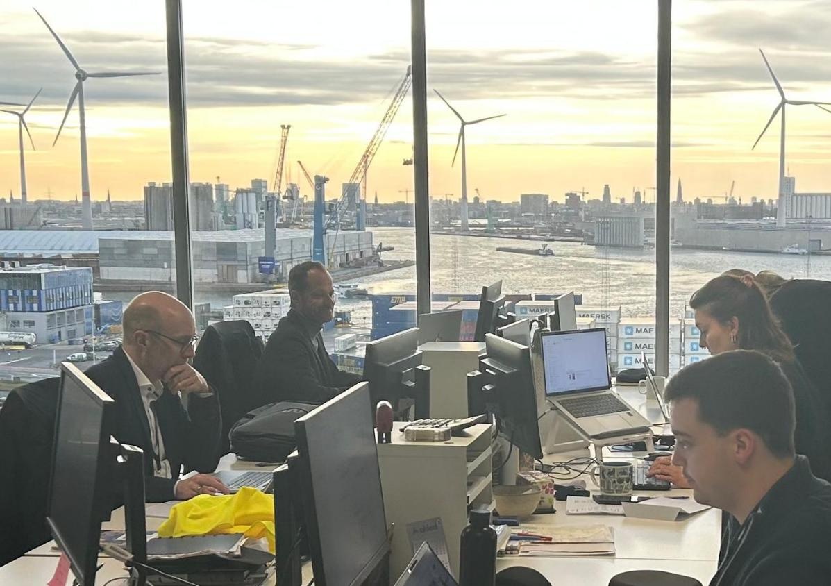 Panoramic view from 10th floor